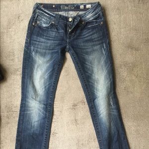 Miss Me skinny jeans with back pocket detailing